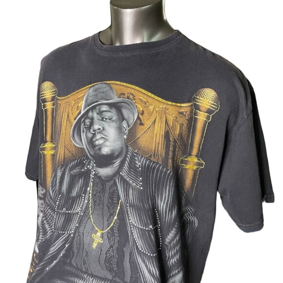 2005 Vintage The Notorious B I G Biggie Smalls Brooklyn Mint Brown 2XL T-Shirt u - Picture 4 of 7